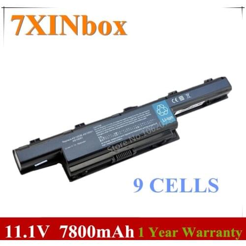 7XINbox 9 Cells 11.1V Replacement Laptop Battery For TravelMate 4370 4740 4750 5335 5340 5542 5735 5740 5742 5760 6495 7340 8472