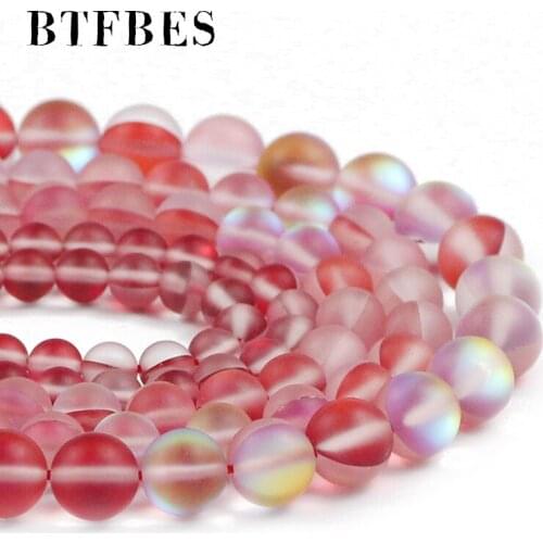 Natural Stone Beads Matte Red Labradorite Round Loose Beads For Jewelry Making DIY Bracelet Ear Studs Accessories 15'' 6/8/10mm