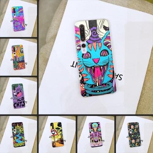 For Xiaomi Mi Note 10 Lite Pro Phone Case Silicone Soft Abstract Cat Art Space Back Cover For Xiaomi Mi 10 Lite Pro Youth Play