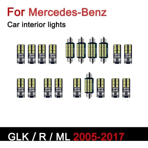 For Mercedes-Benz R300 R320 ML320 350 400 GLK 300 260 2005-2017 Automobile sole lamp Trunk Lamp Car interior lights Accessories