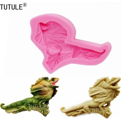 Umbrella Lizard Mould,Flexible Silicone Mould,for Crafts,Resin,Scrapbooking,Polymer Clay,Push Mold,Umbrella Lizard Silicone Mold