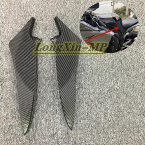 Carbon Motorcycle Parts Gas Tank Side Cover Panel Fairing Trim Cowl Plastic For Yamaha YZF600 R1 2009-2014 YZF-R1 09-14