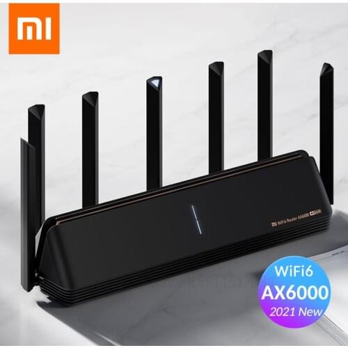 Newest Xiaomi Mi AIoT Router AX6000 6000Mbs WiFi6 6 External Signal Amplifier Repeater VPN 512MB CPU Mesh Networking Repeater