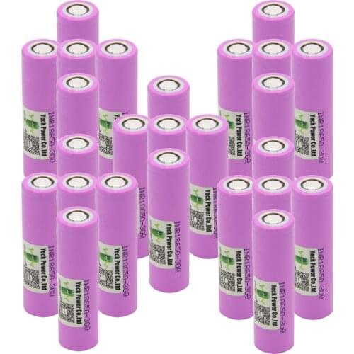 Rechargeable li-ion battery INR18650 30Q ion batteries lithium rechargeable 30A 10C high drain 3000mah 3.7V / 18650 charger