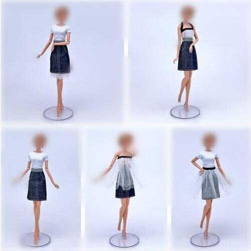 30cm Doll Dress Fashion Clothes Fashion casual wear for licca For Barbie Doll Accessories Baby Toys Best Girl' Gift