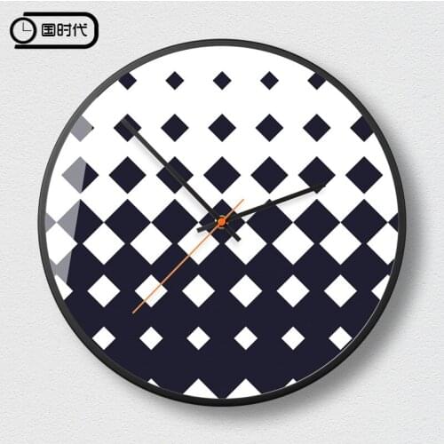 Rectangle Modern Wall Watch Simple Office Silent Wall Hanging Clock Bedroom Black Red 3d Living Room Industrial Decor AA50ZB