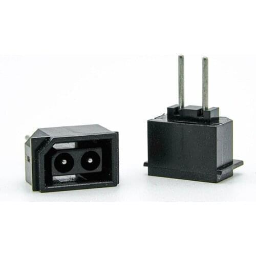 Jack connector interface 180 degrees female plug For WII 2P game console power replacement Accessories