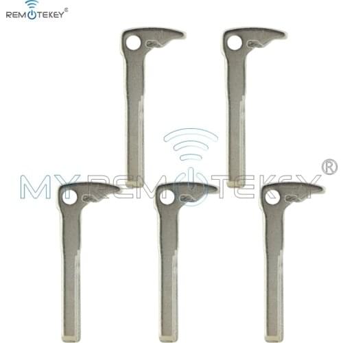 Remtekey 5pcs For Mercedes Benz small spare remote emergency key blade uncut replacement