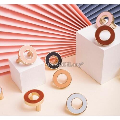 Top Quality 10PCS European Brass+Leanther Cabinet Door Handles Cupboard Wardrobe Drawer Kitchen Wine Cabinet Pulls Handles&Knobs