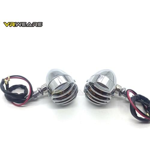 Motorcycle Turn Signals Blinker Indicator Lights For Harley Davidson Dyna Street For Suzuki Intruder Volusia VS 700 750 800 1400