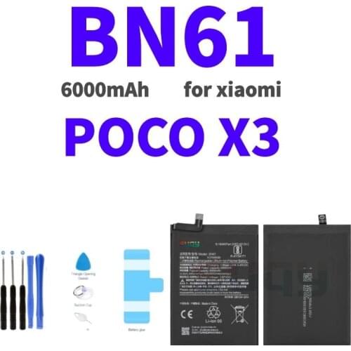 Аккумуляторы для телефонов Xiaomi Poco X3 Suqy China At AliExpress