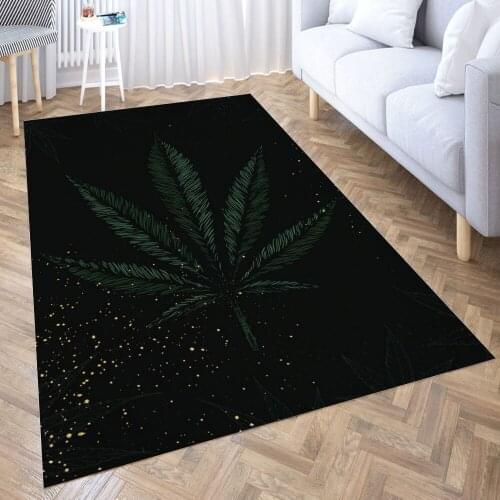 Weed Carpet for Living Room 3D Anime Cartoon Rug Gamer Teen Room Bedside Lounge Rug Kids Children Floor Mats