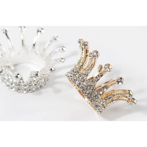 Three-Dimensional Diamond Crown Nail Brush Displayer Stand Acrylic UV Gel Painting Pen Displayer Holder Manicure Tools