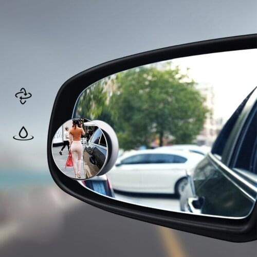 Waterproof Exterior Parts Adjustable Glass Car Rearview Rear View Mirror Reversing Wide Angle Auxiliary Blind Spot Mirror