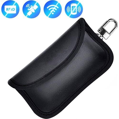 1Pcs Mini Waterproof Car Key Case For Car Key Signal Blocker Small Keychain Keyless Protection Anti Water RFID Car Key Fobs Case