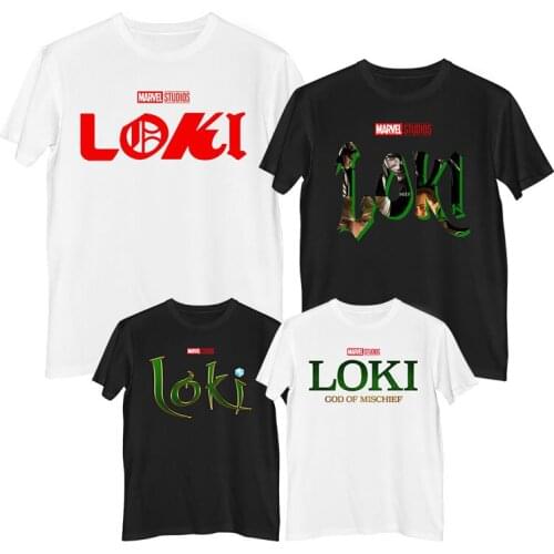 2021 New Marvel Super Hero Women T-shirt Unisex Loki Casual Tops Classical Movie Graphic Vacation Lady Tee Gift To Movie Lover