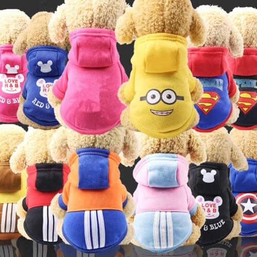 Fashion Winter Warm Dogs Clothes Dog Hoodies Outfit Jacket Clothing for Dogs Chihuahua Yorkie Hoodie Clothes Dogs Pets Supplies