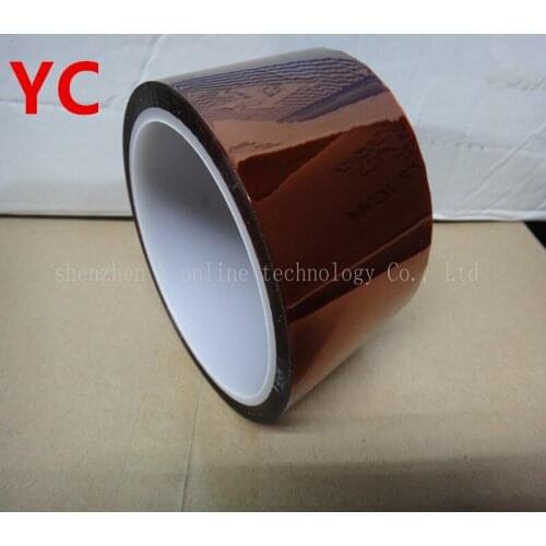1Roll 60MMX33Meter 108ft High Temperatur Resistant Tape Home Office Kitchen Anti-heat Polyimide Tape