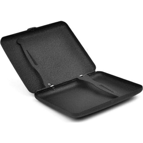 1pc Smoking Cigarette Case Cigars case Stainless steel Matte Cigarette Case Cigarette Gift Box Mens Creative Cigarette Box