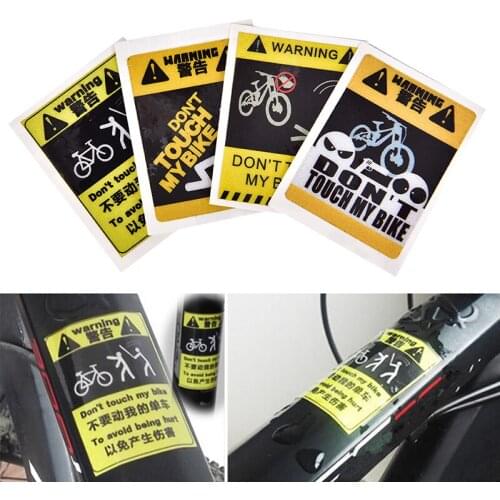 1 Pc Cycling Reflective Safety 4 Type MTB Fixed Gear Frame Decoration Bicycle Sticker