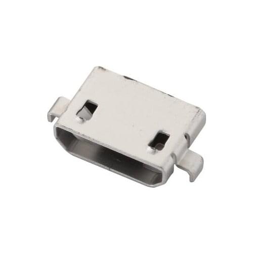 10pcs/lot Micro USB 5pin Female Socket Connector Flat Mouth 2Foot For Mobile Phone PDA Tablet Charging