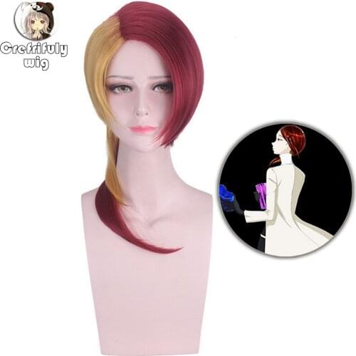 Anime Rutile Cosplay Wig Houseki no Kuni Costume Play Wigs red short wig Halloween Costumes Hair free shipping NEW High quality