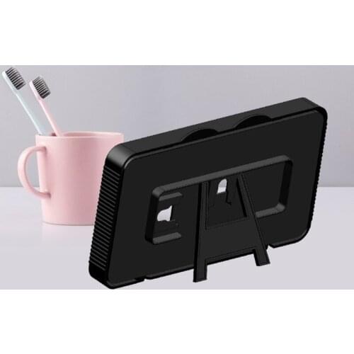 Phone Holder Bathroom Waterproof Mobile Phone Box Stand Phone Holder Black/White Waterproof Wall Mount Shower Phone Case B2EA