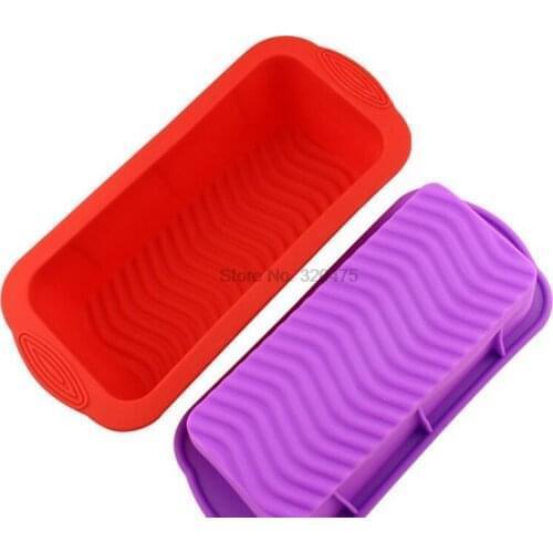 By dhl 50pcs DlY 3D 25.5*13*7cm 150g Silicone Cake Mold Baking Tools Bakeware Maker