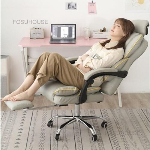 Nordic Home E-sports Office Chair Ergonomics Computer Chair Office Furniture Boss Study Lift Swivel Chair Live Gaming Armchair