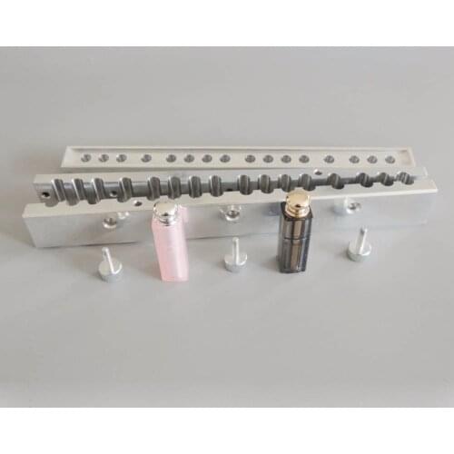 16 Cavities Lipstick Mold 9mm Waterdrop Shape 16 Cavity Aluminum Lipstick Mould Beauty Tools for Women