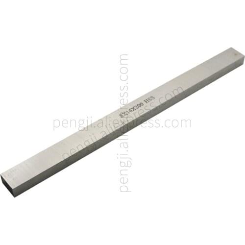 HSS CNC Lathe Tool Bit 8mm x 14mm x 200mm, Square Lathe Turning Tool Blanks, High Speed Steel Rectangular Fly Cutter Mill Blank