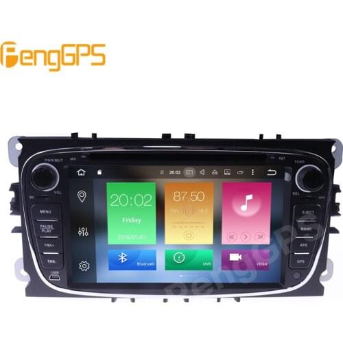 GPS Navigation for Ford Focus Mondeo Galaxy with Android 9.0 Audio Radio Stereo Headunit 8 Core Car CD DVD Player Mirror Link