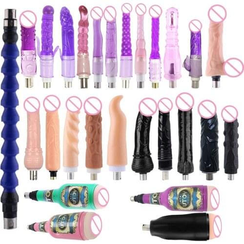 27 Type Traditional Sex Machine 3XLR Dildo Attachments For Women Adults Sex Toys Masturbation Cup For Men Thrusting Love Machine