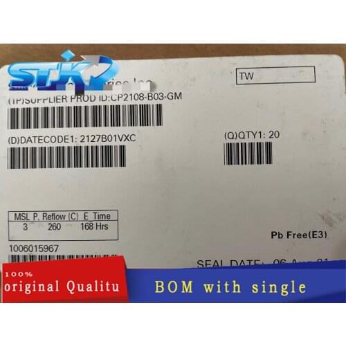 IC CP2108-B03-GM QFN64 DC2021+ Interface - serializer, solution series New original Not only sales and recycling chip 1PCS