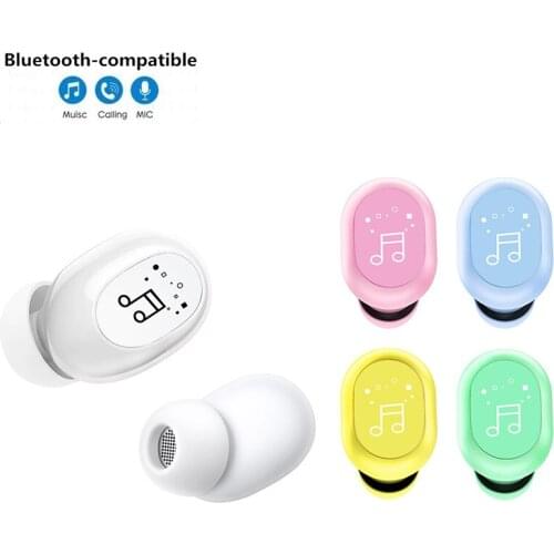 In-Ear Mini Ture Wireless Earphone Invisible Tounch Control Bluetooth-compatible Headphone Stereo Earbud Headset For Samsung