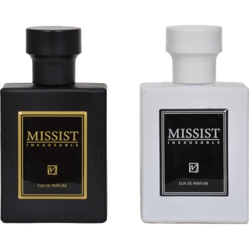 MISSIST INEXUSABLE - Eau De Parfume (EDP) Black, white 2x50Ml Original Mans Parfume High Essence Long Lasting For Woman Aromatic