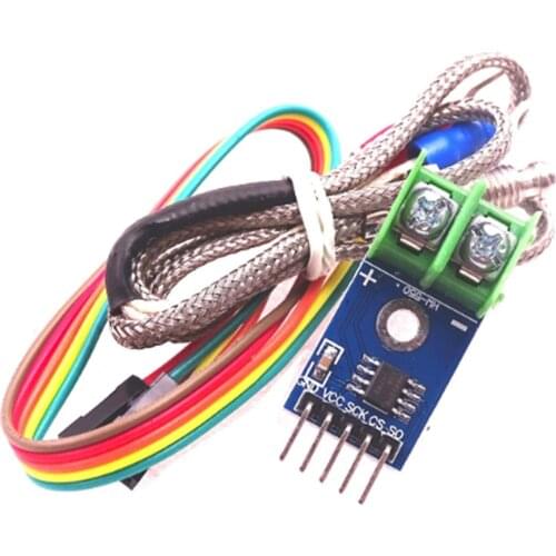 10pcs MAX6675 Module + K Type Thermocouple Thermocouple Sensor for Arduino The maximum temperature can be measured 1024 degrees