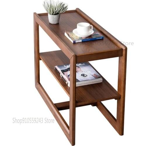 New Wood-based Panel Coffee Table Table Living Room Double Clamshell Storage Small Square Table Side Table Coffee Table Simple C