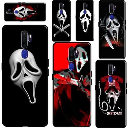 Ghost face Scream For OPPO A53 A31 A9 A5 2020 F5 F7 A1K A15 A3S A5S A83 A91 A93 A52 A72 Reno2 Z Phone Case