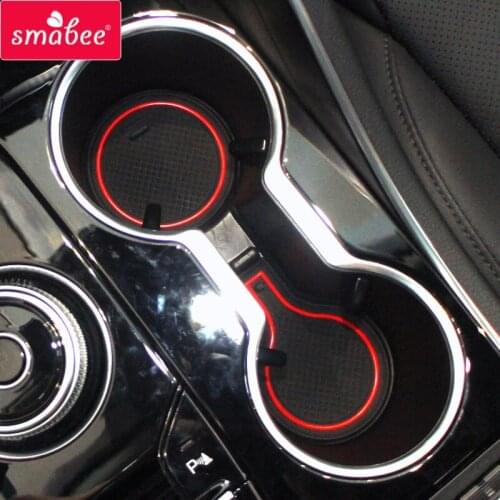 Anti-Slip Gate Slot Cup Mat for Kia K5 Optima 2020 2021 GT Accessories Door Groove Non-slip Pad Car sticker Coaster