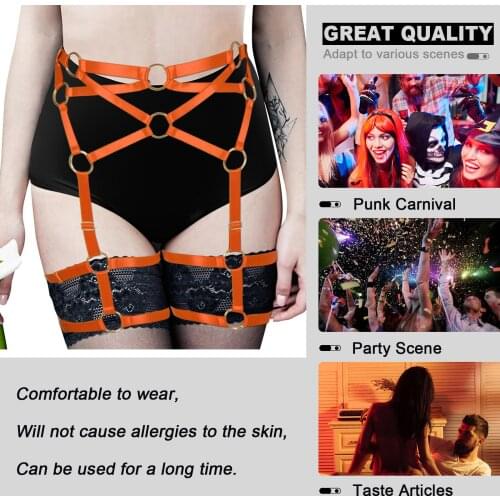 Sex Exotic Clothes Goth Accessories Seks Adjustable Size Harness Woman Sexy Lingerie Garters Bondage Garters Pornography Outfit