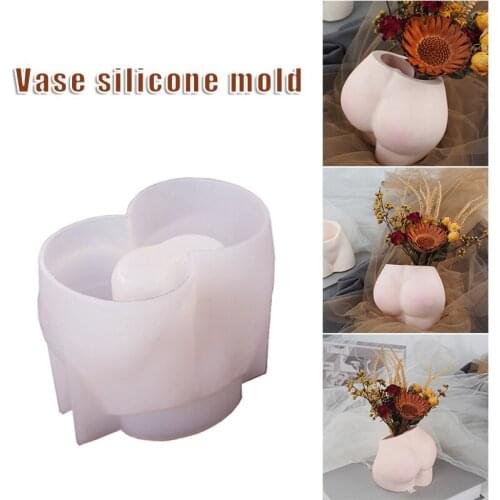 DIY Flower Pot Silicone Stencils Multipurpose Epoxy Resin Casting Template Fondant Cake Baking Chocolate Stencil ALI88