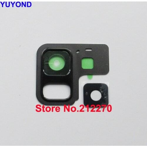 YUYOND Rear Camera Glass Lens Cover For Samsung Galaxy A8 2018 A530 A8 Plus 2018 A730 With Frame Holder