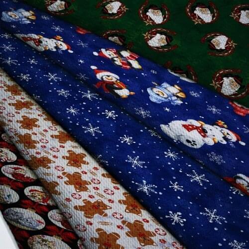 Bullet Texture Liverpool Fabric 50cm*140cm Printed For Dress Stretch Fabric Knit Fabric For Hair Band Craft Supplies L22911