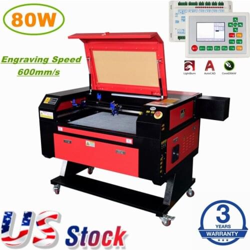 700mm x 500mm 80W CO2 laser engraver cutter machine CNC laser cutting marking carving machine