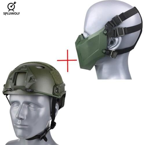 Military Paintball Mask Tactical Mask And Helmet Airsoft маска на все л ицо