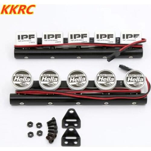 1SET RC Car Roof Lamp LED Light Bar 1/10 RC Crawler Traxxas TRX-4 TRX4 for Axial SCX10 90046 RC4WD D90