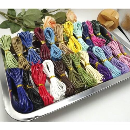 2mm wax rope, DIY, necklace, material, wholesale #1357
