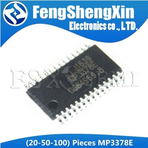 20~50~100)pcs/lot MP3378E HTSSOP-28 MP3378 TSSOP-28 MP3378EGF-Z TSSOP 4-Channel WLED Controller IC