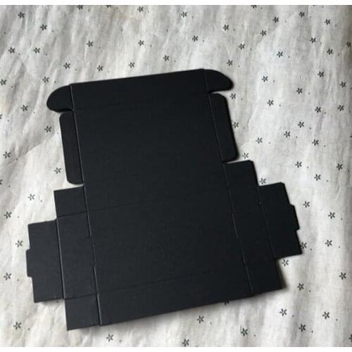 30pcs Black/Kraft paper folding Handmade Soap Packaging Paper Box Gift packaging paper box cardboard paper packing box